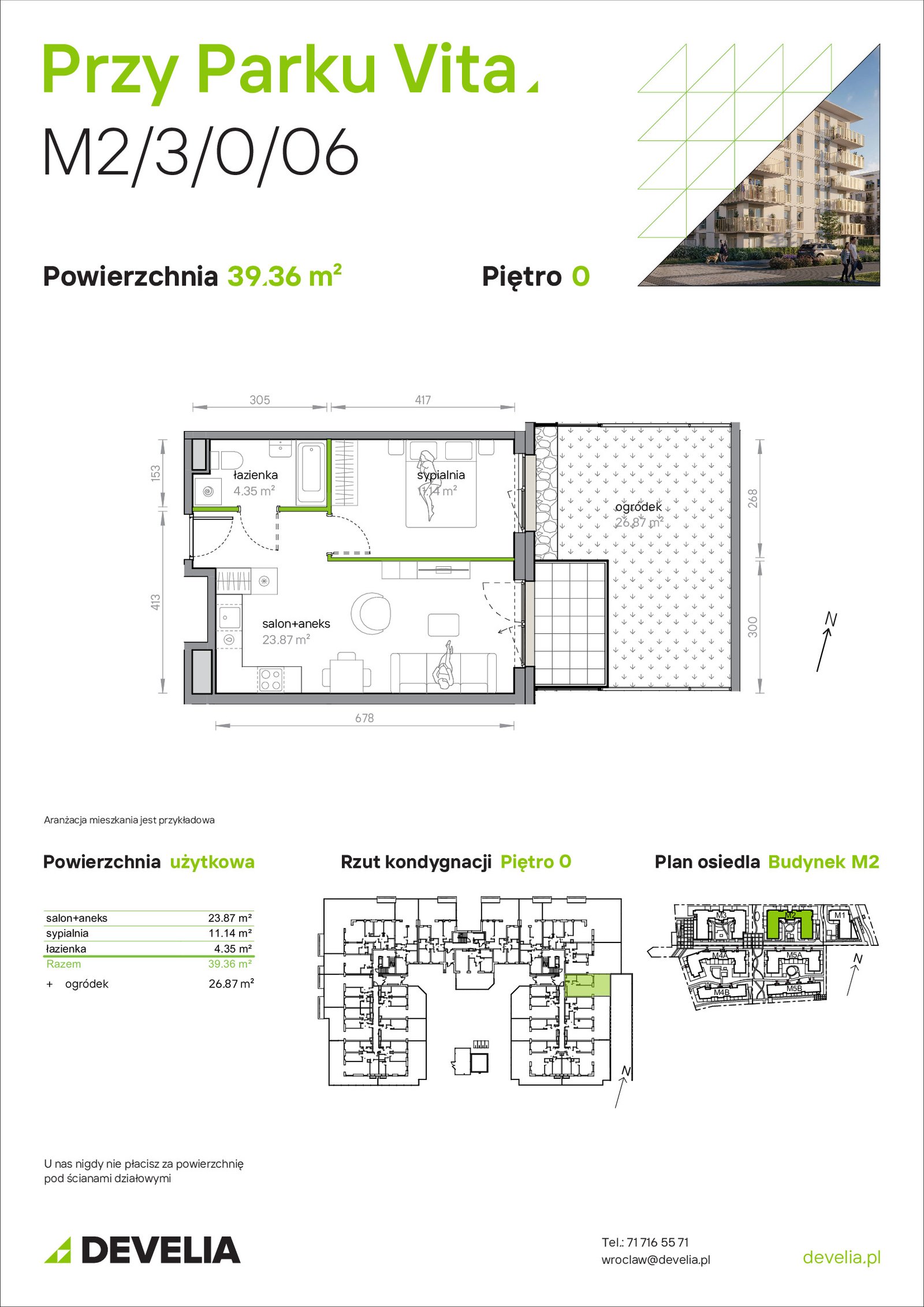Rzut M2/3/0/06 — Przy Parku Vita