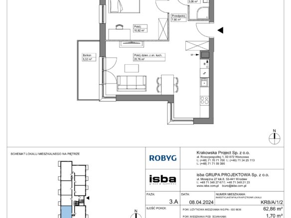 KR8/A/1/2 — Apartamenty Krakowska 8