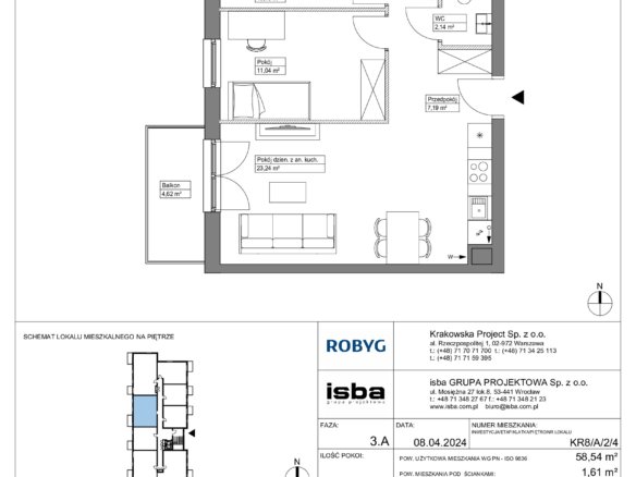 KR8/A/2/4 — Apartamenty Krakowska 8