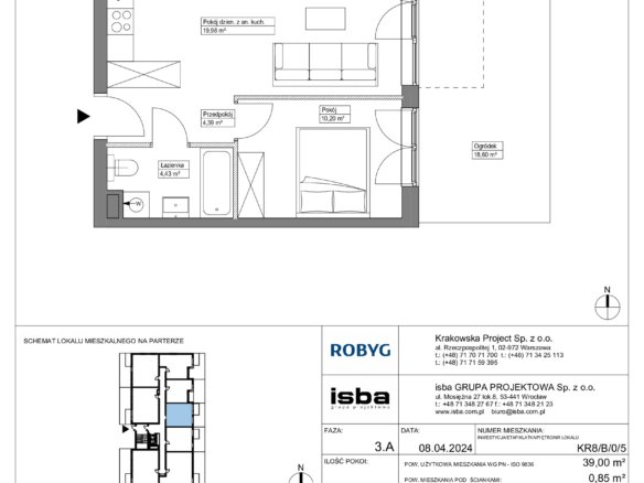 KR8/B/0/5 — Apartamenty Krakowska 8