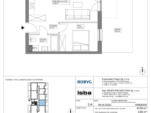 KR8/B/0/6 — Apartamenty Krakowska 8