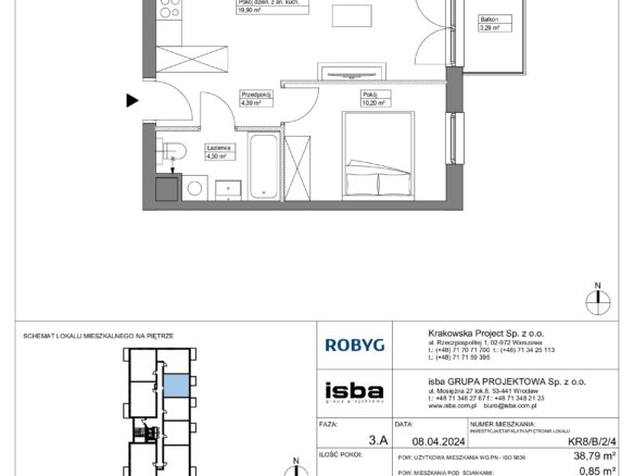 KR8/B/2/4 — Apartamenty Krakowska 8