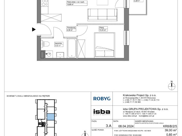 KR8/B/2/5 — Apartamenty Krakowska 8