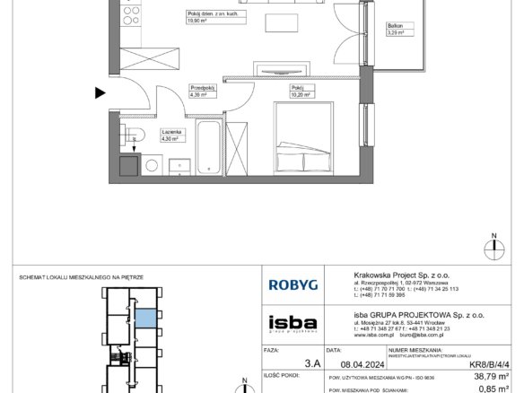 KR8/B/4/4 — Apartamenty Krakowska 8