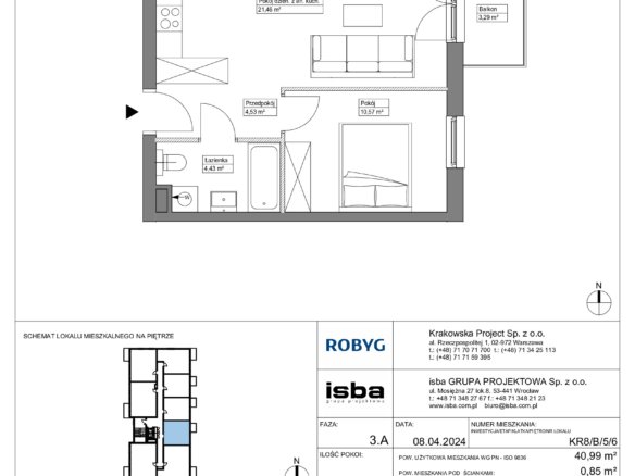 KR8/B/5/6 — Apartamenty Krakowska 8