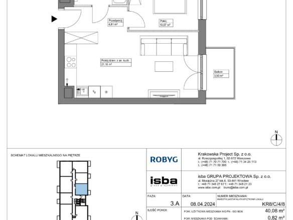 KR8/C/4/8 — Apartamenty Krakowska 8