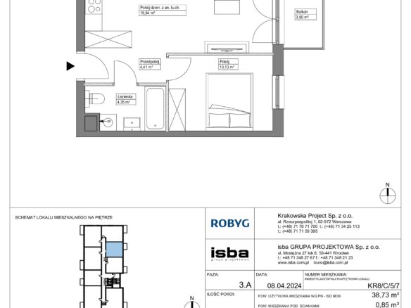 KR8/C/5/7 — Apartamenty Krakowska 8