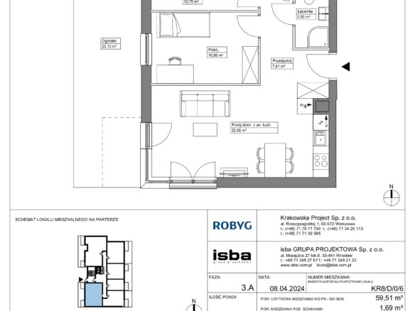 KR8/D/0/6 — Apartamenty Krakowska 8