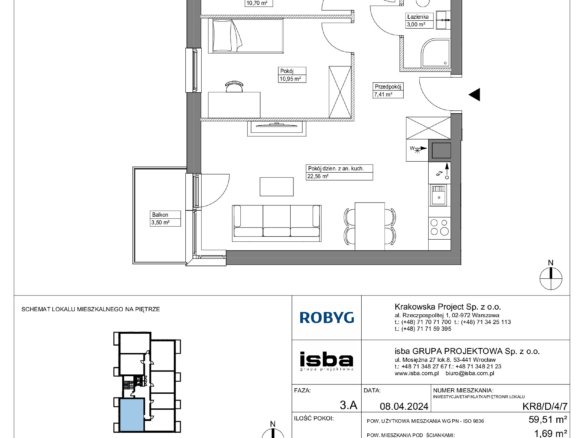 KR8/D/4/7 — Apartamenty Krakowska 8