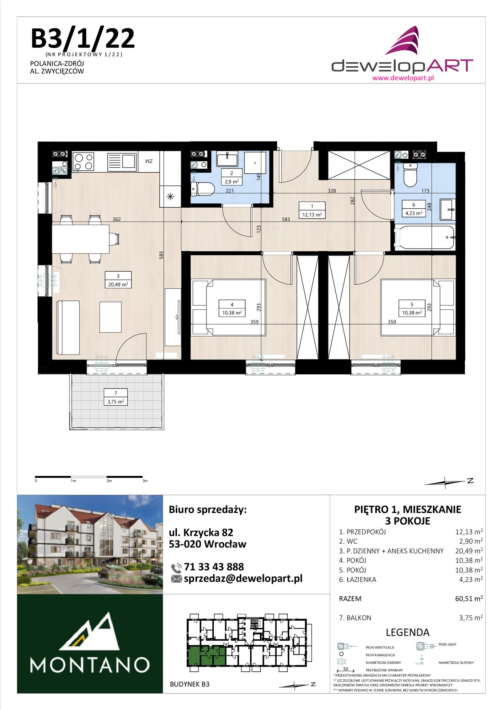 Rzut B3/1/22 — Montano