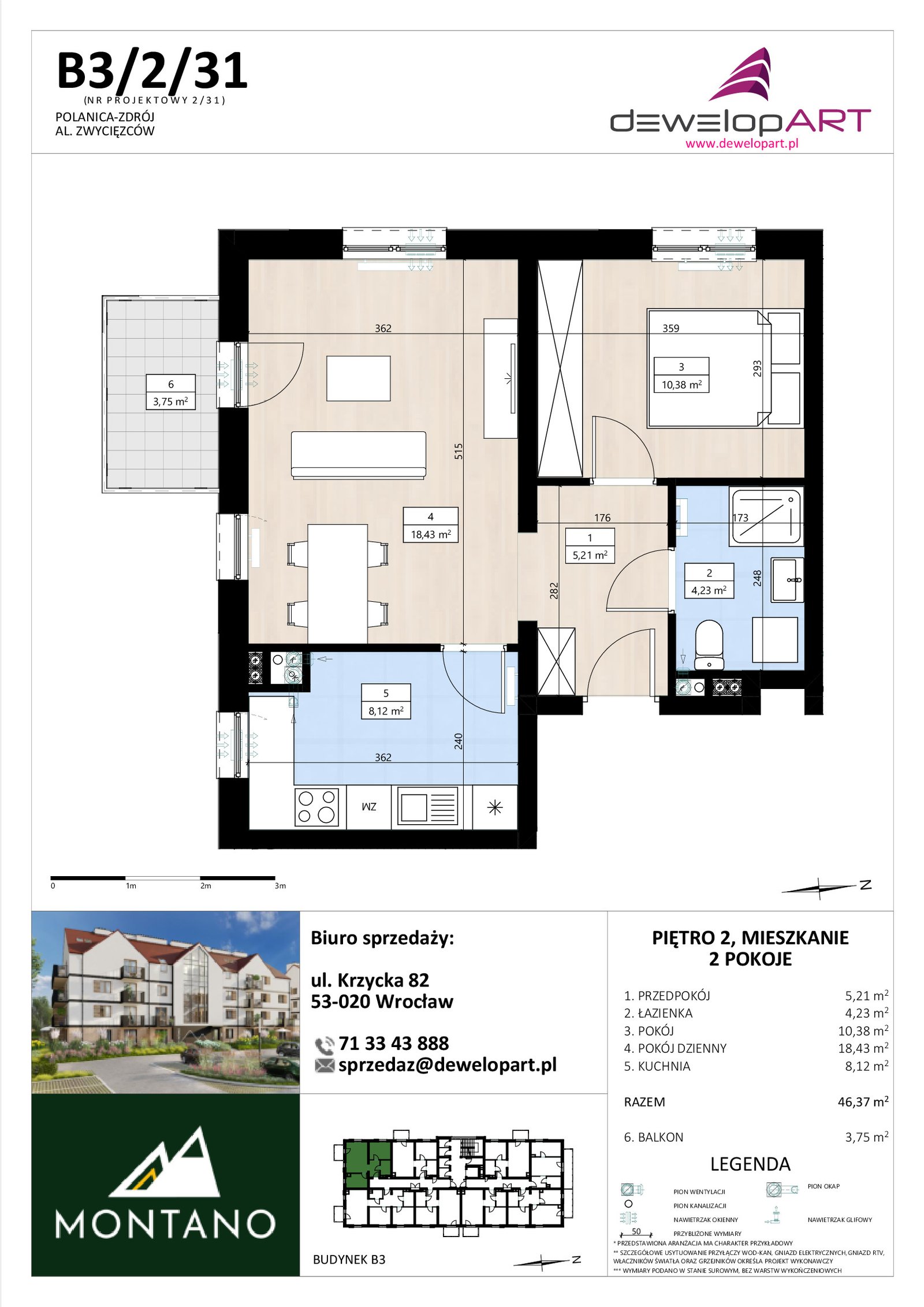Rzut B3/2/31 — Montano