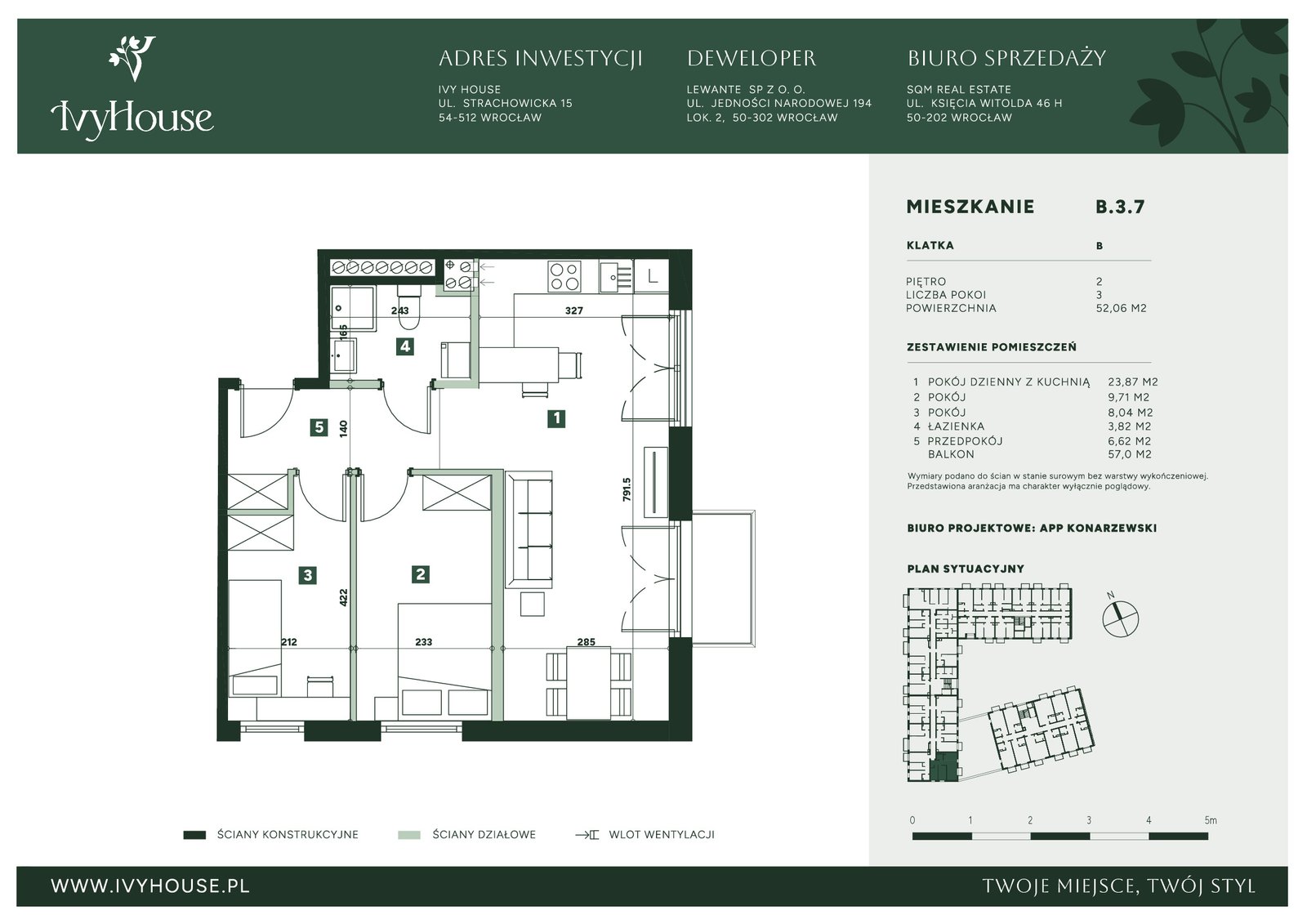 Rzut B.3.7 — Ivy House