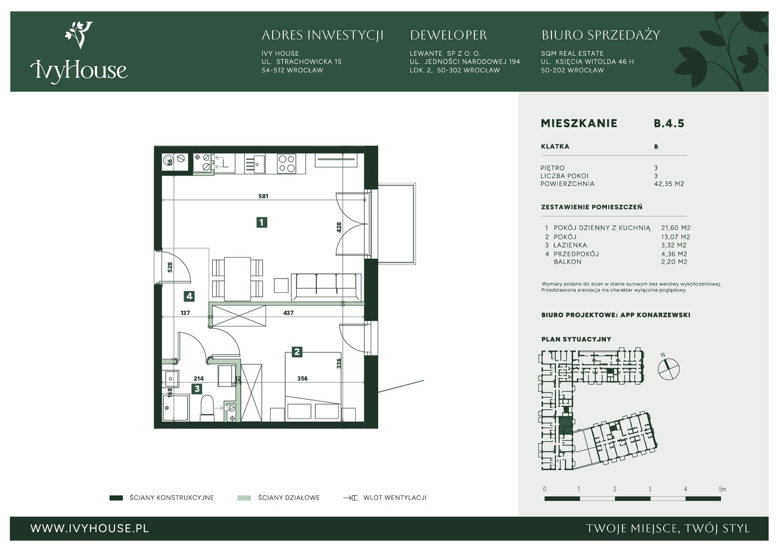 Rzut B.4.5 — Ivy House