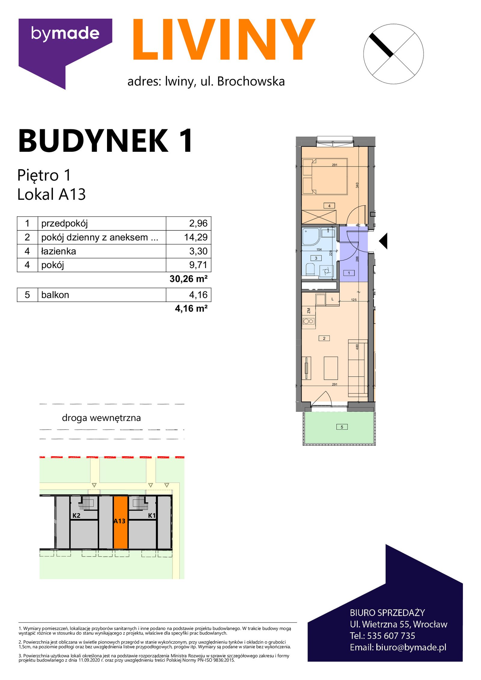 Rzut A13 — Liviny etap IV