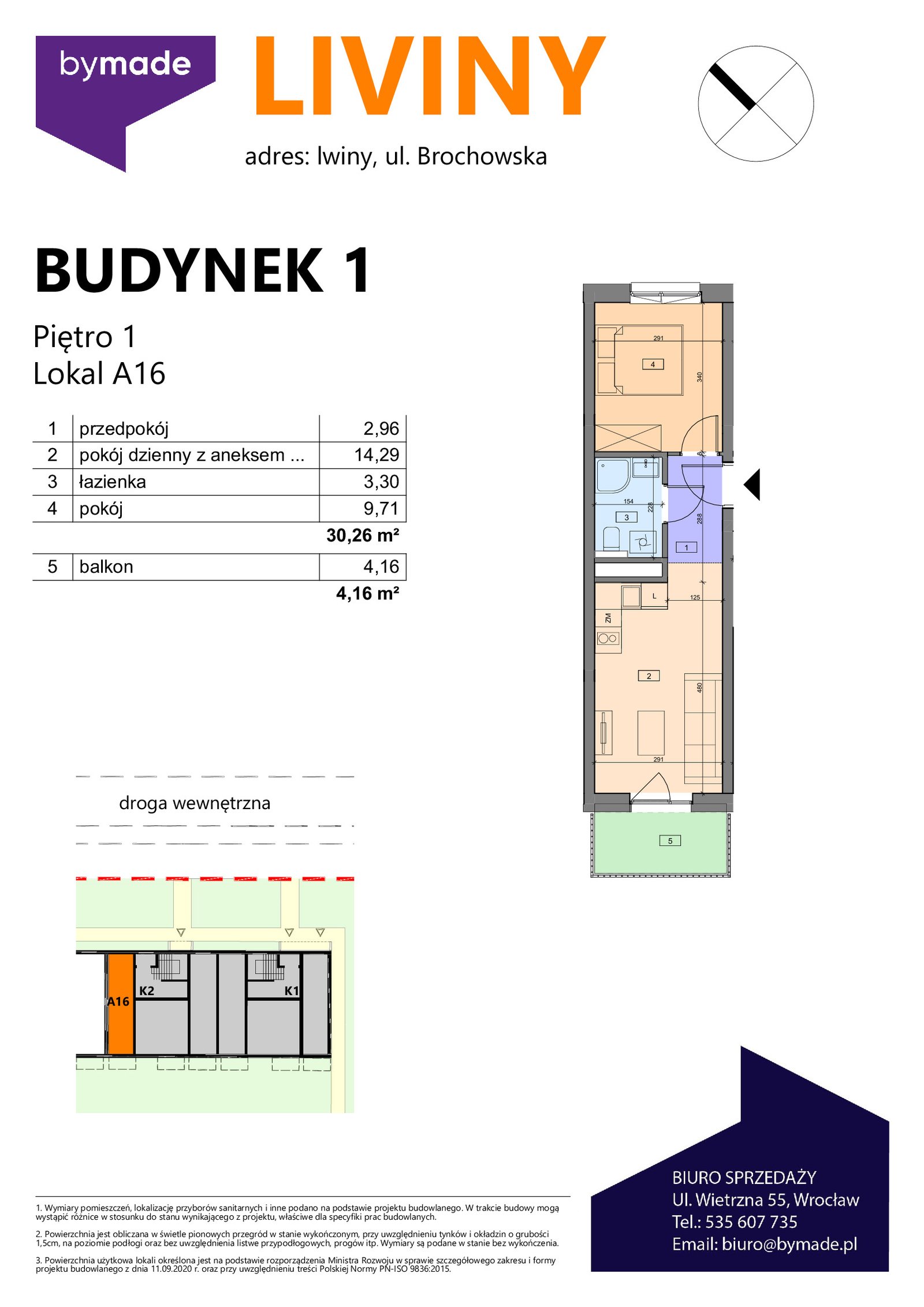 Rzut A16 — Liviny etap IV