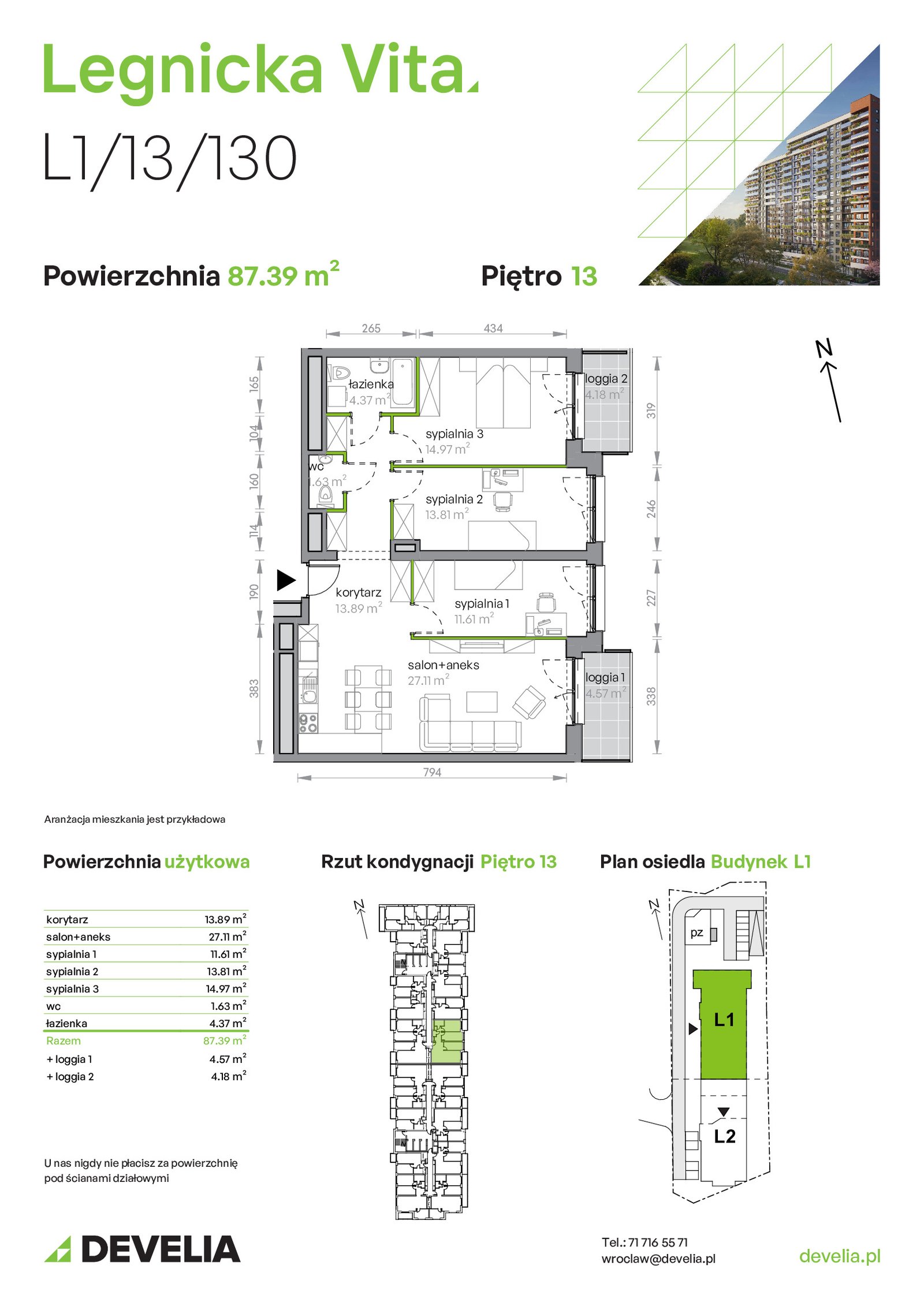 Rzut L1/13/130 — Legnicka Vita