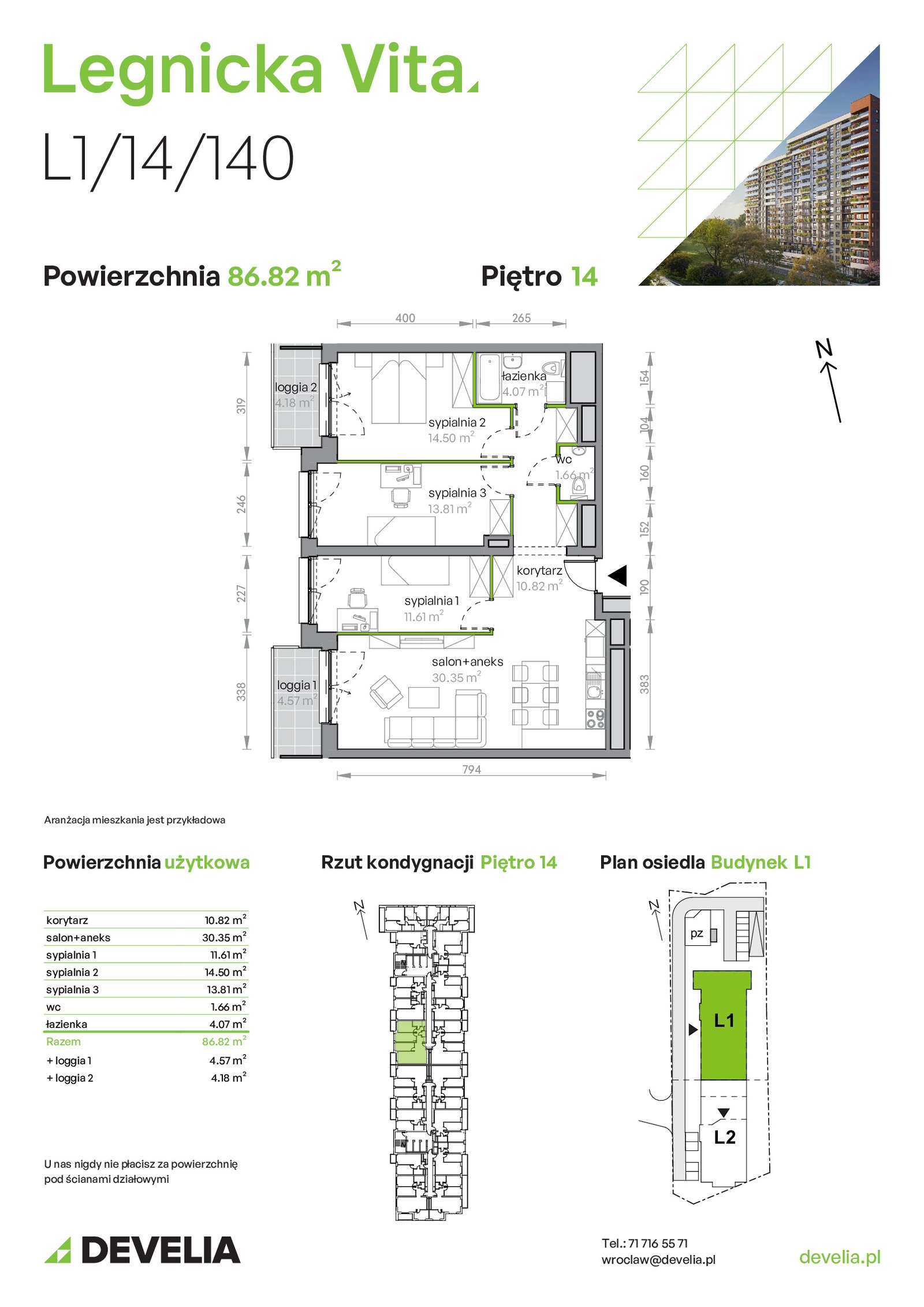 Rzut L1/14/140 — Legnicka Vita