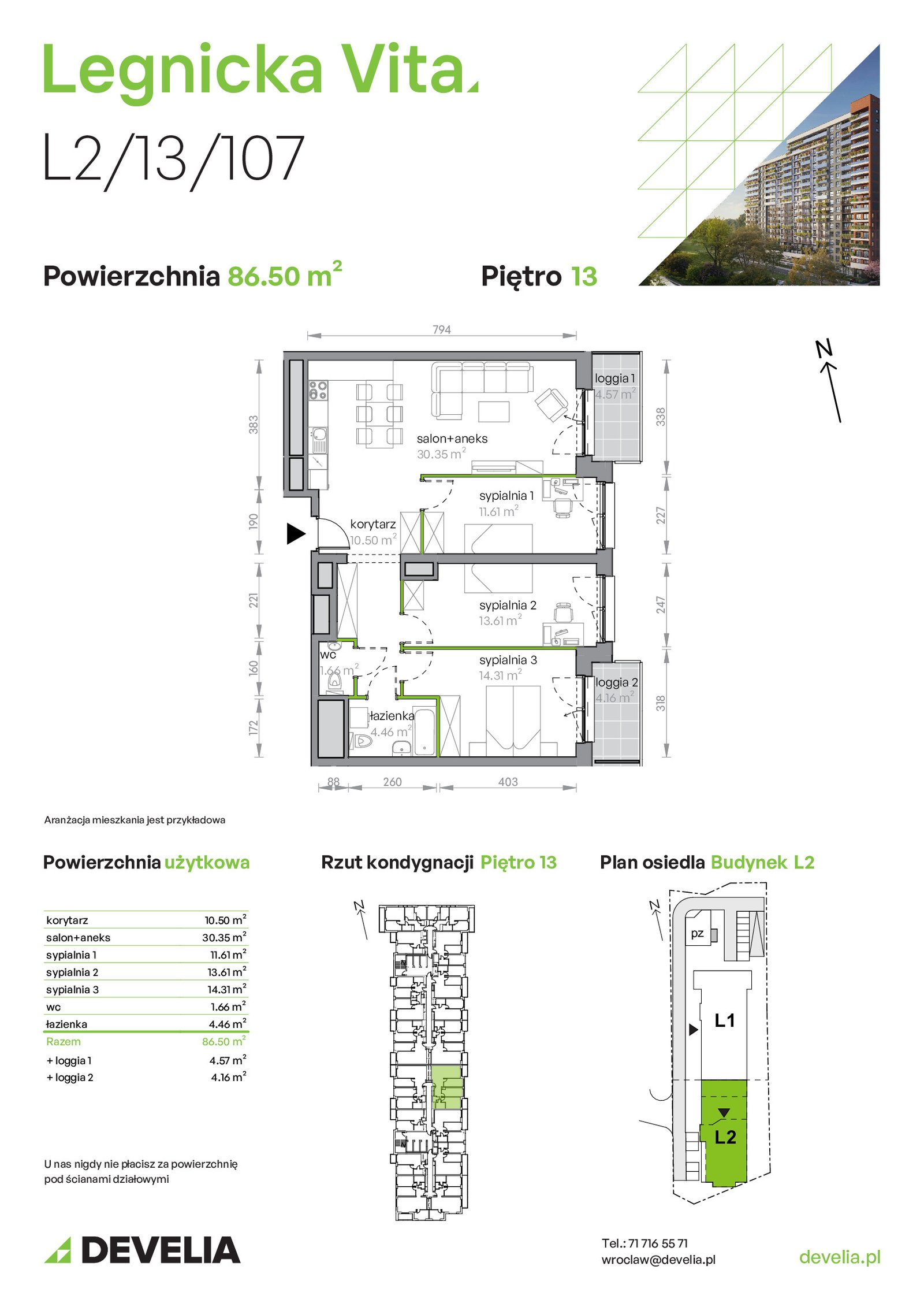Rzut L2/13/107 — Legnicka Vita