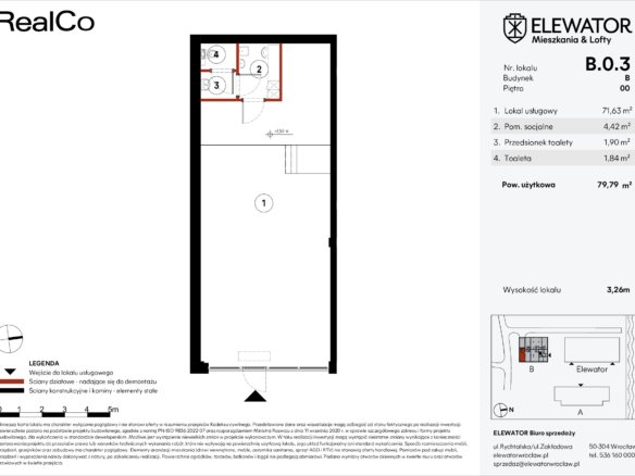 B.0.3 — Elewator Mieszkania i Lofty – lokale usługowe
