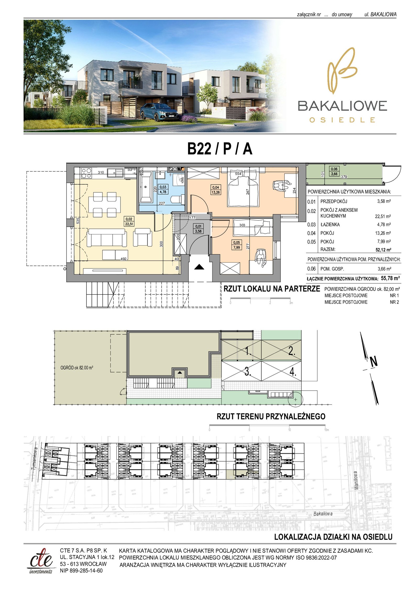 Rzut B22/P/A — Osiedle Bakaliowe
