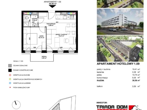 1_09 — Zwycięska 3 – apartamenty inwestycyjne