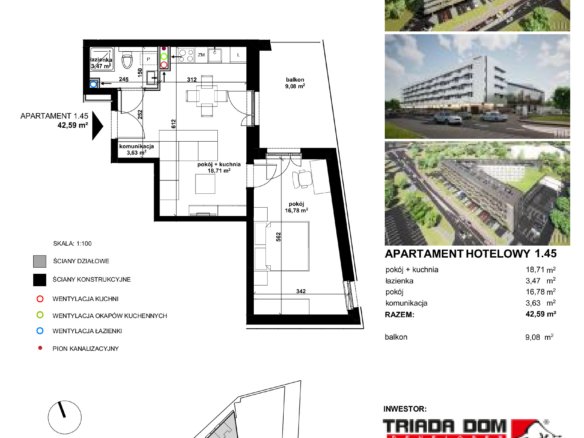 1_45 — Zwycięska 3 – apartamenty inwestycyjne