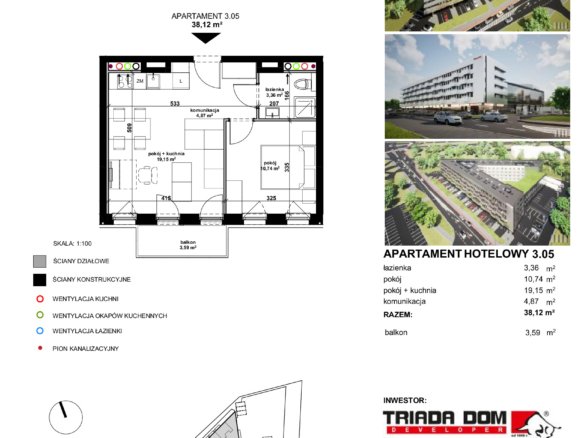 3_05 — Zwycięska 3 – apartamenty inwestycyjne
