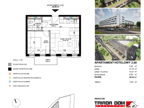 3_09 — Zwycięska 3 – apartamenty inwestycyjne