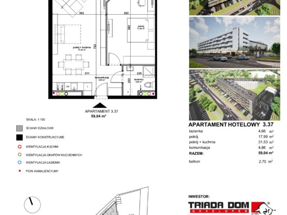 3_37 — Zwycięska 3 – apartamenty inwestycyjne
