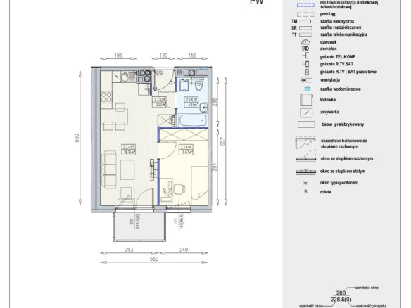 K1 2/2/4/2a — Południk 17
