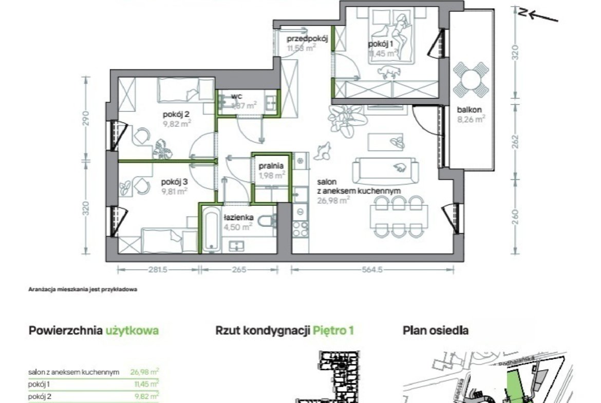 Floor plan B/KL6/2/04 — Podhalańska Vita