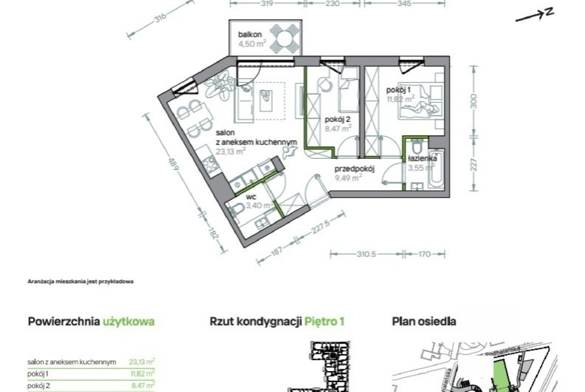 Floor plan B/KL7/3/12 — Podhalańska Vita