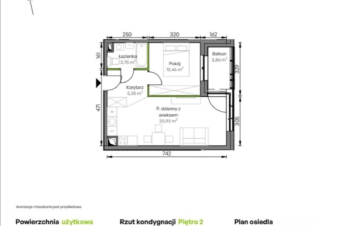 Floor plan D2/02/30 — WUWA Vita etap III