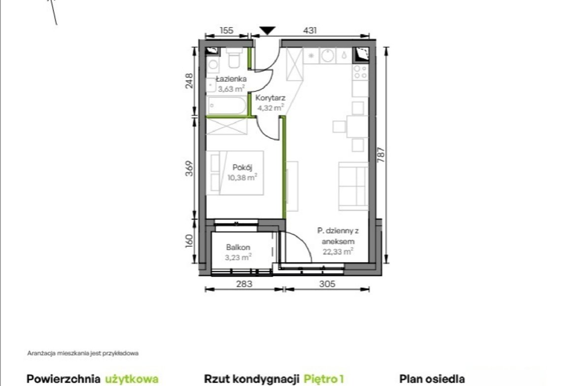 Floor plan D3/01/10 — WUWA Vita etap III