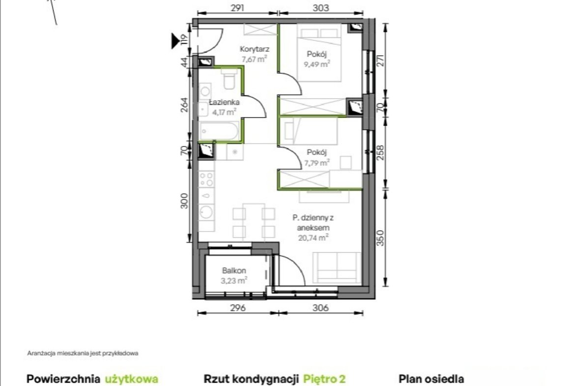 Floor plan D3/02/14 — WUWA Vita etap III