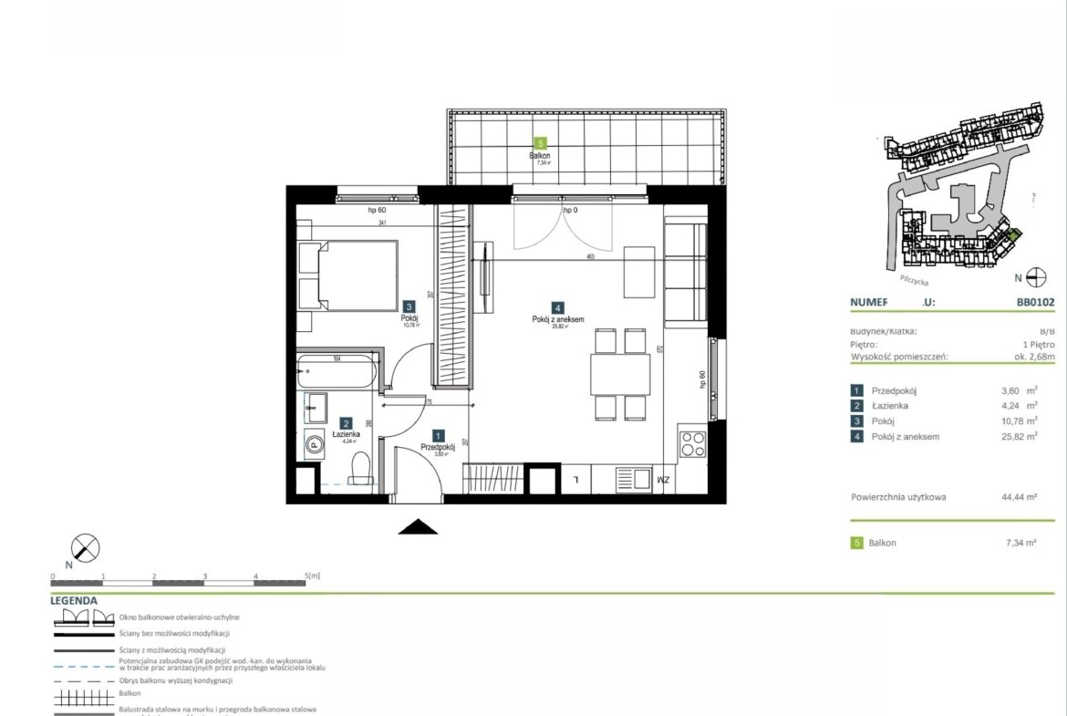 Floor plan BB0102 — Pilczycka Vita