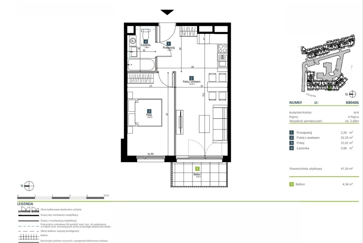 Floor plan BB0406 — Pilczycka Vita
