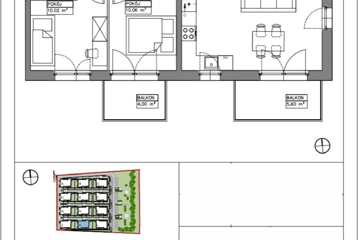 Планування VV/K/2/2 — Villa Viva