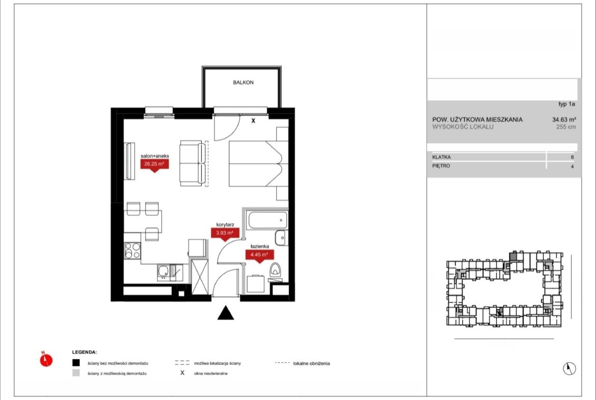 Планування A6 50 — Atrium – Nowy Szczepin