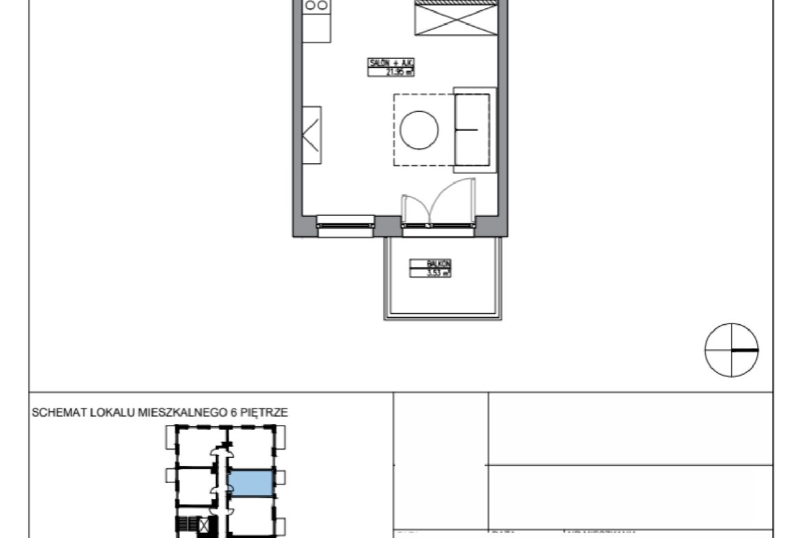 Rzut KR6/C/6/4 — Apartamenty Krakowska 6