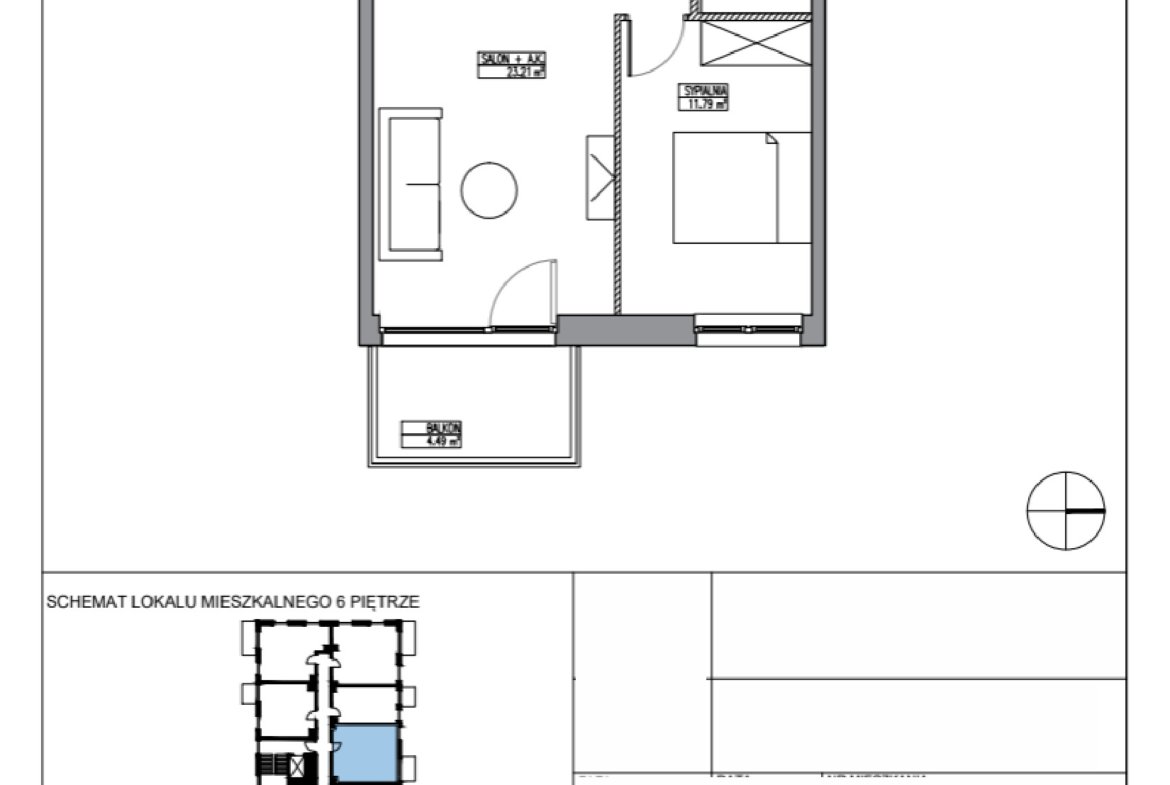 Планировка KR6/C/6/5 — Apartamenty Krakowska 6