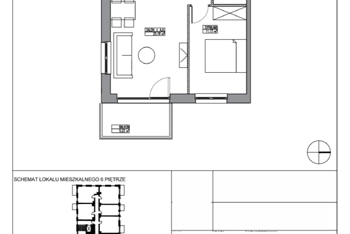 Планировка KR6/C/6/7 — Apartamenty Krakowska 6
