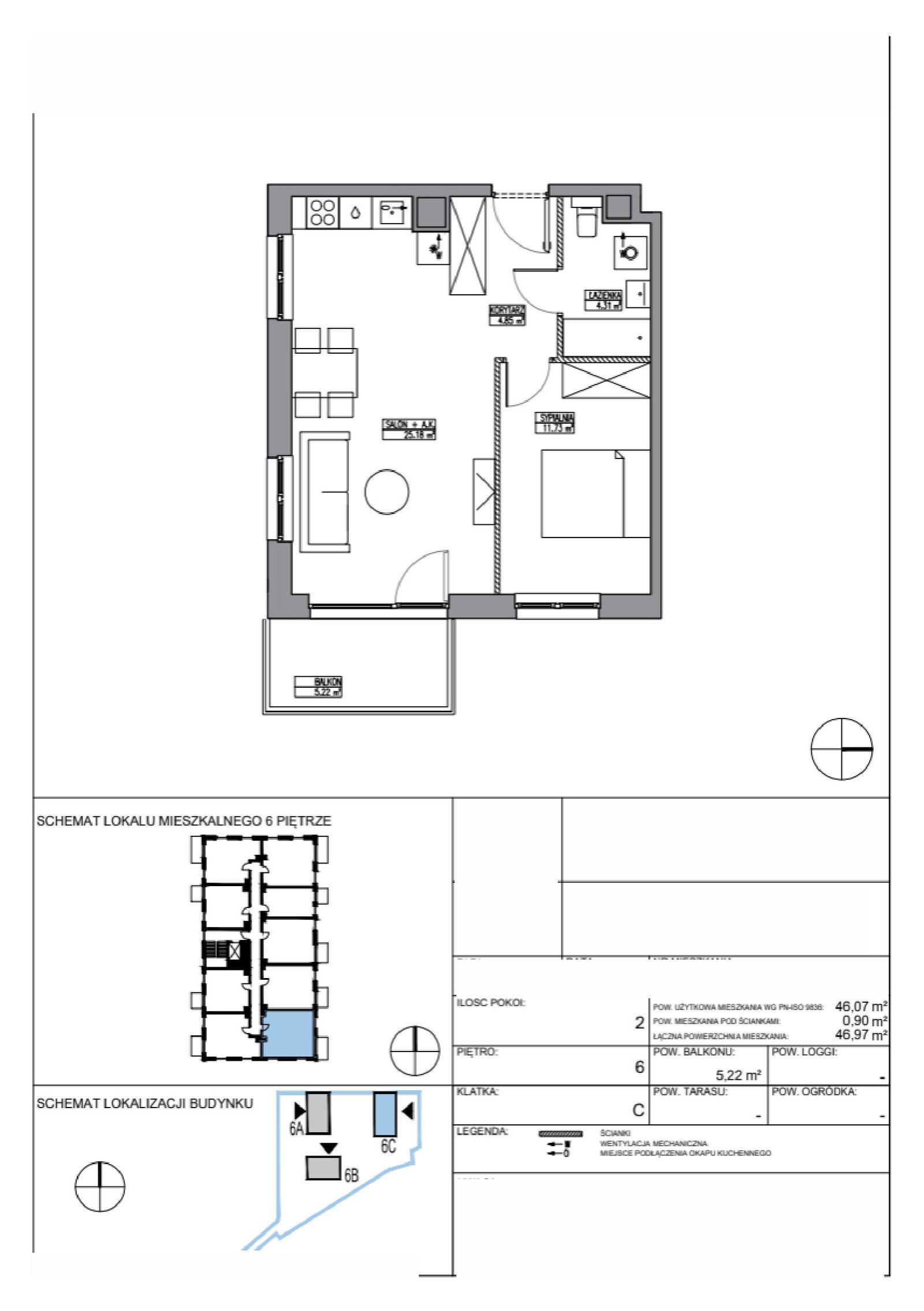 KR6/C/6/7 — Apartamenty Krakowska 6