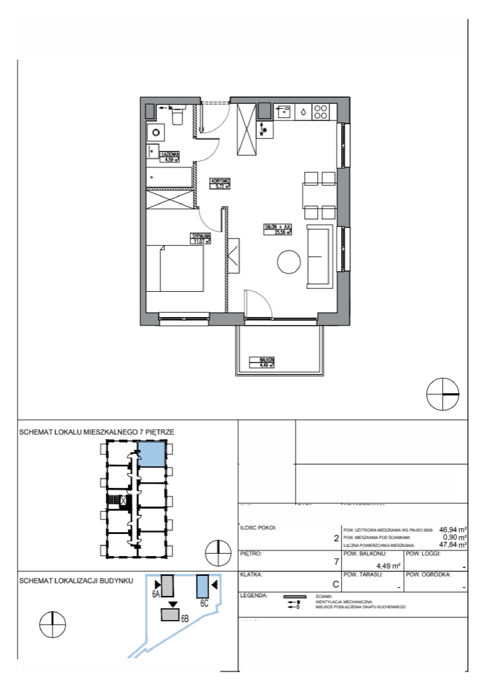 KR6/C/7/3 — Apartamenty Krakowska 6