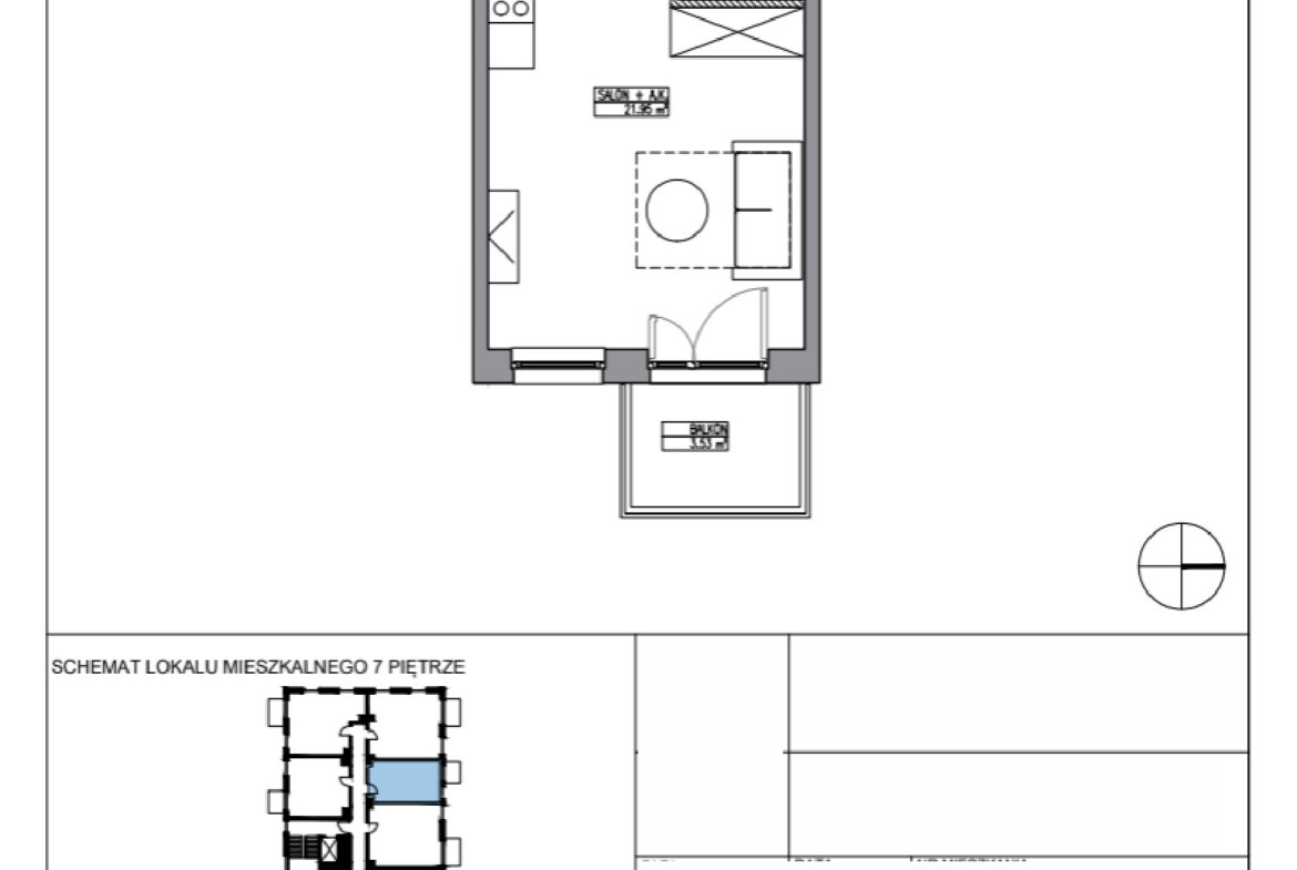 Rzut KR6/C/7/4 — Apartamenty Krakowska 6