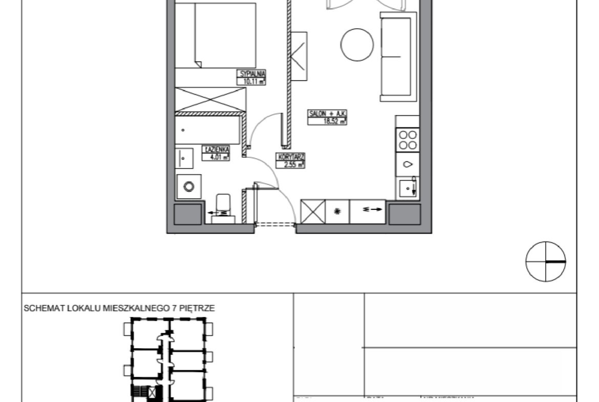 Планування KR6/C/7/9 — Apartamenty Krakowska 6