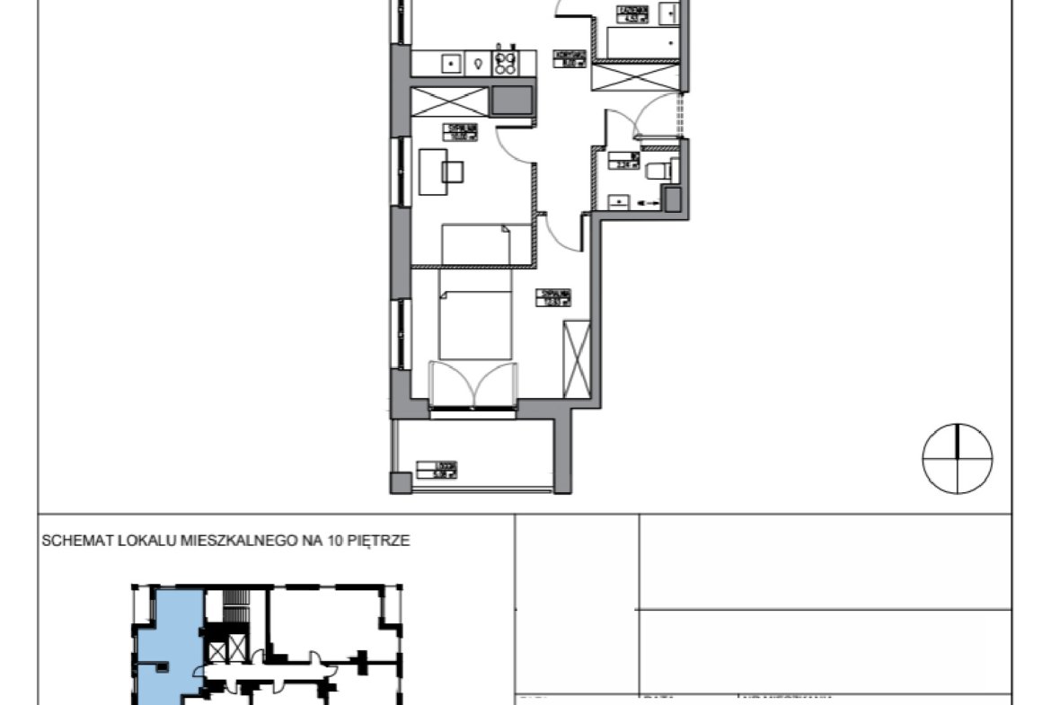 Планировка KR6/B/10/5 — Apartamenty Krakowska 6
