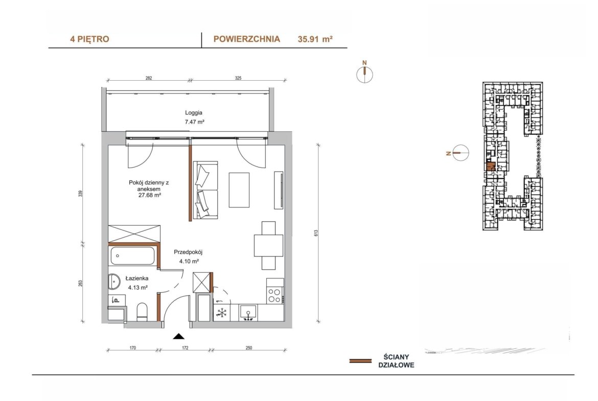 Floor plan C/407 — Braniborska 10