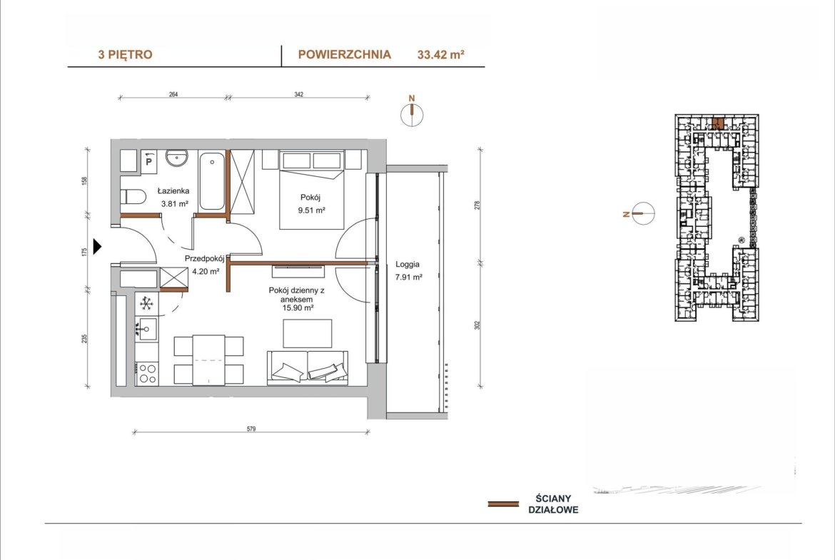 Floor plan D/311 — Braniborska 10