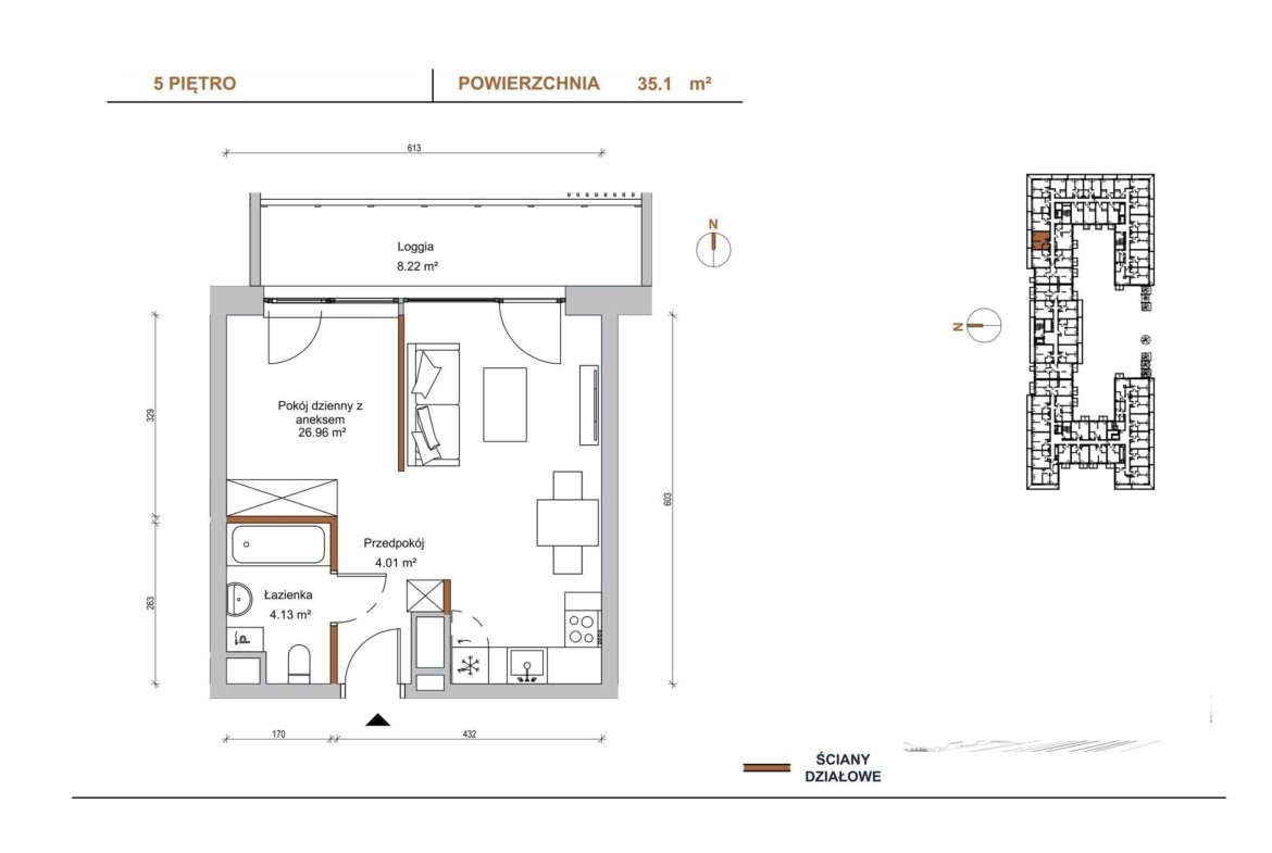 Floor plan D/505 — Braniborska 10